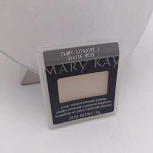 Mary Kay Sheer Mineral Pressed Powder  Ivory 1 USA NOS Foundation Luxury